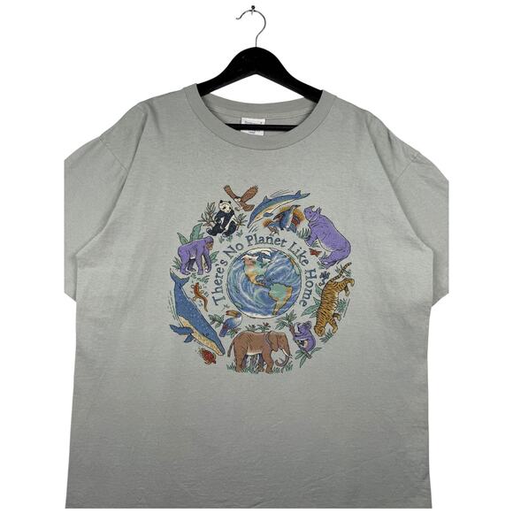 Vintage Harborside Graphics There's no Planet Like Home T-Shirt Large - Picture 2 of 7